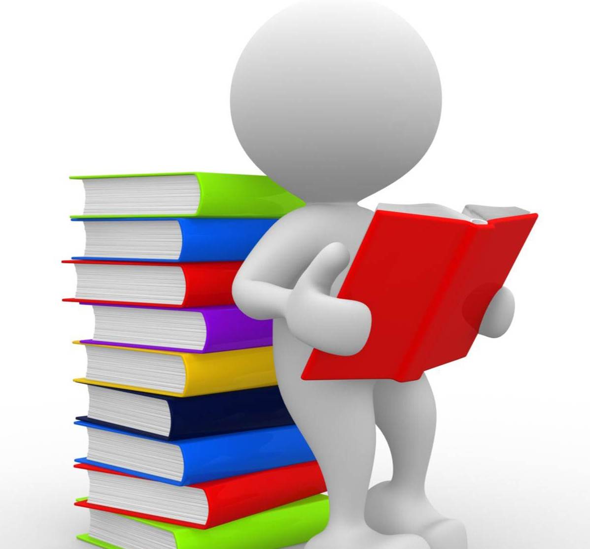 person reading book