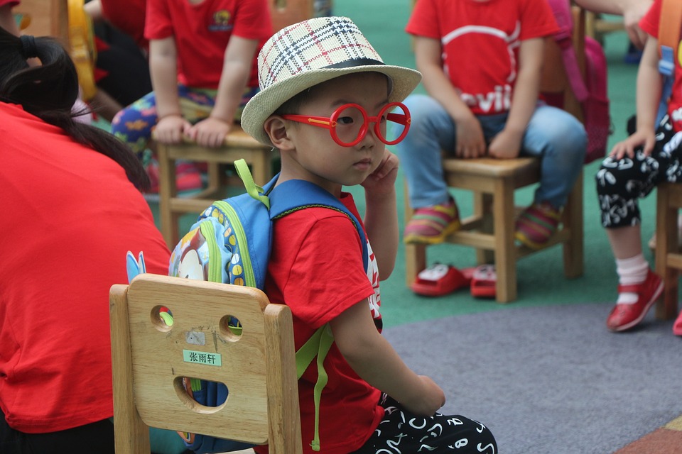Kids in preschool