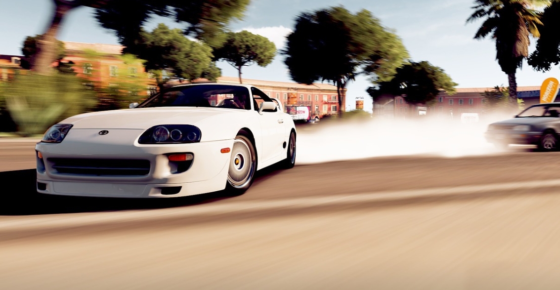 extreme car drifting